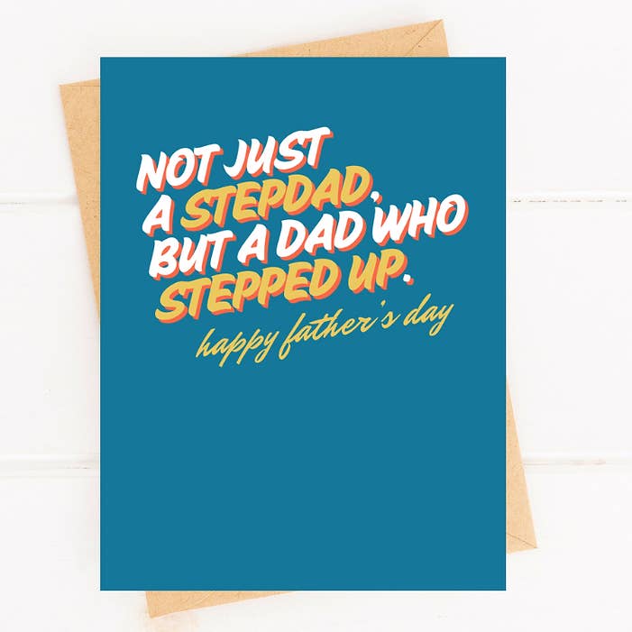 Five Dot Post - Wholesale Father's Day Card - Sweet Father's Day Card for Step Dad Card for Father Figure