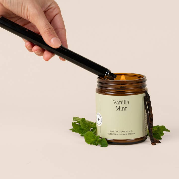 Vanilla Mint Essential Oil Jar Candle: Non-Toxic for wholesale by Fontana Candle Co.