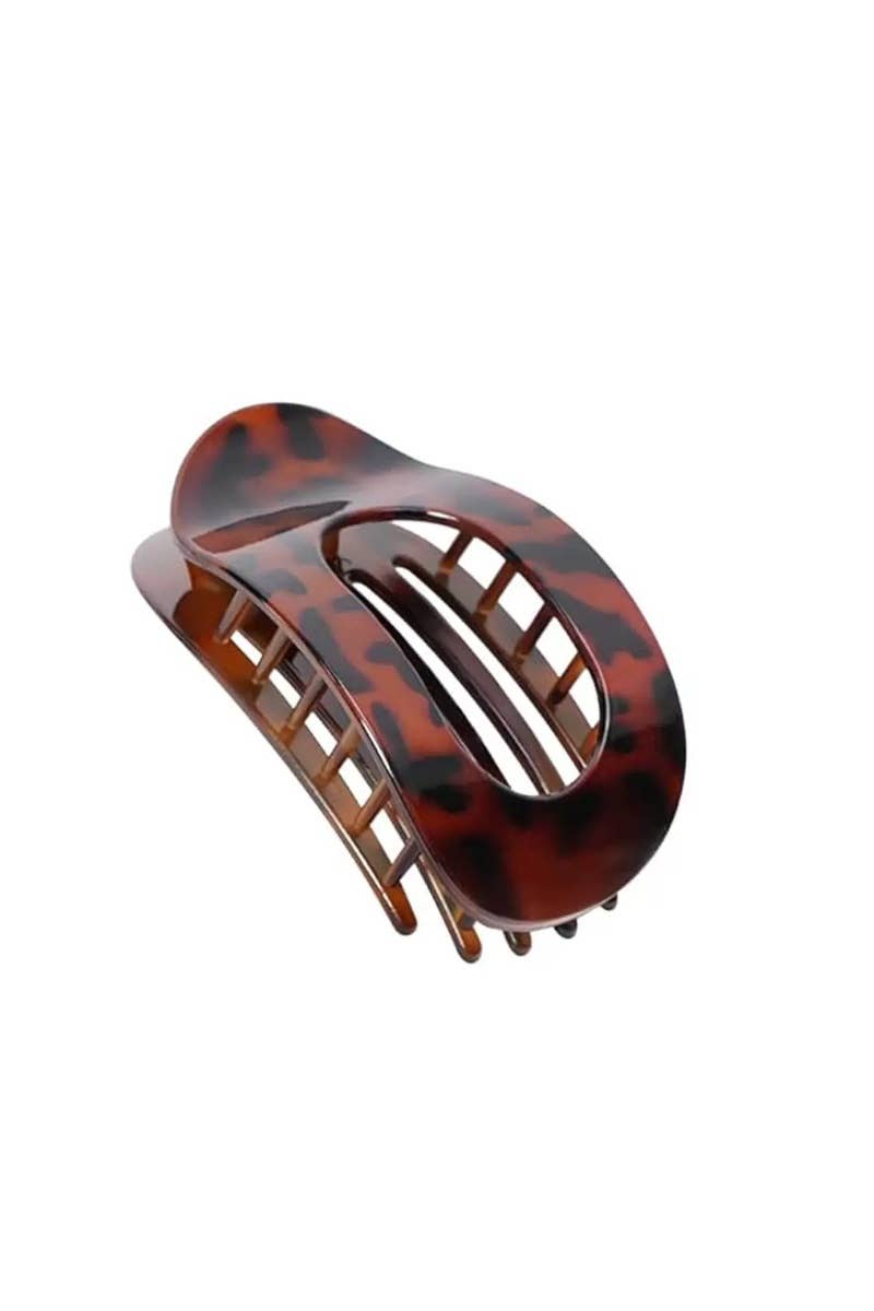 Leto Accessories – wholesale Hair clip – Women’s – Edgy Leopard Flat Duckbill Hair Claw - Chic & Versatile2