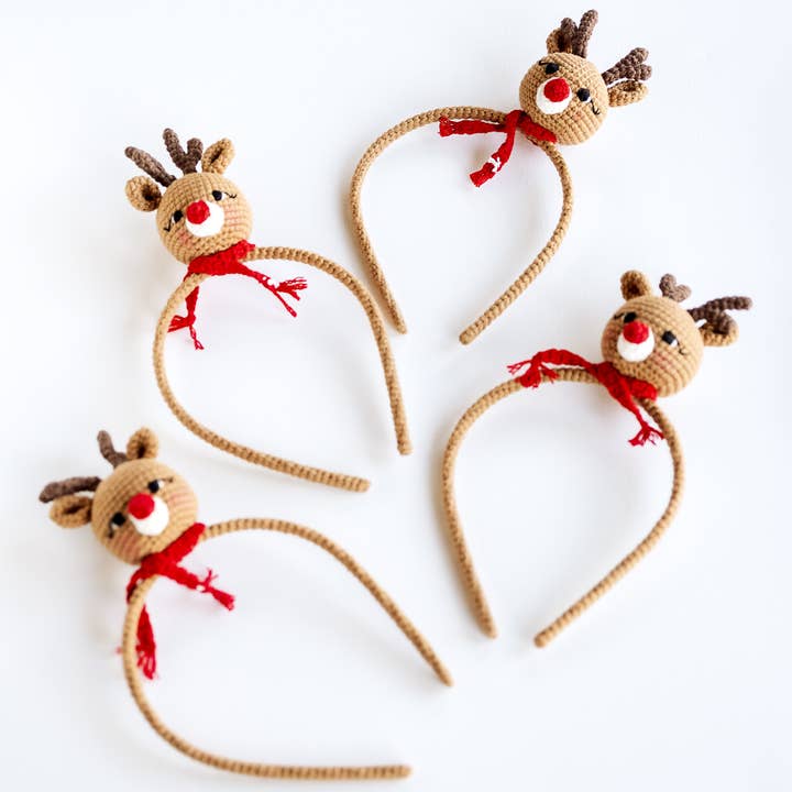 Christmas Antler Headband for wholesale by Hemsin Atelier