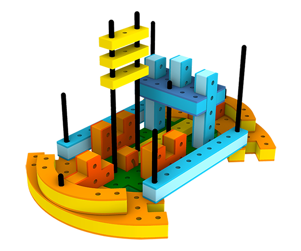 BAKOBA - Wholesale Building Set - Kids - BAKOBA Combiner Building set 65 pcs10