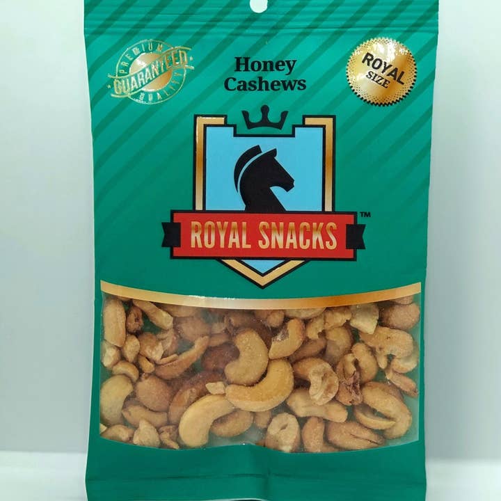 Honning Cashewnødder for engroshandel hos Royal Snacks Inc.