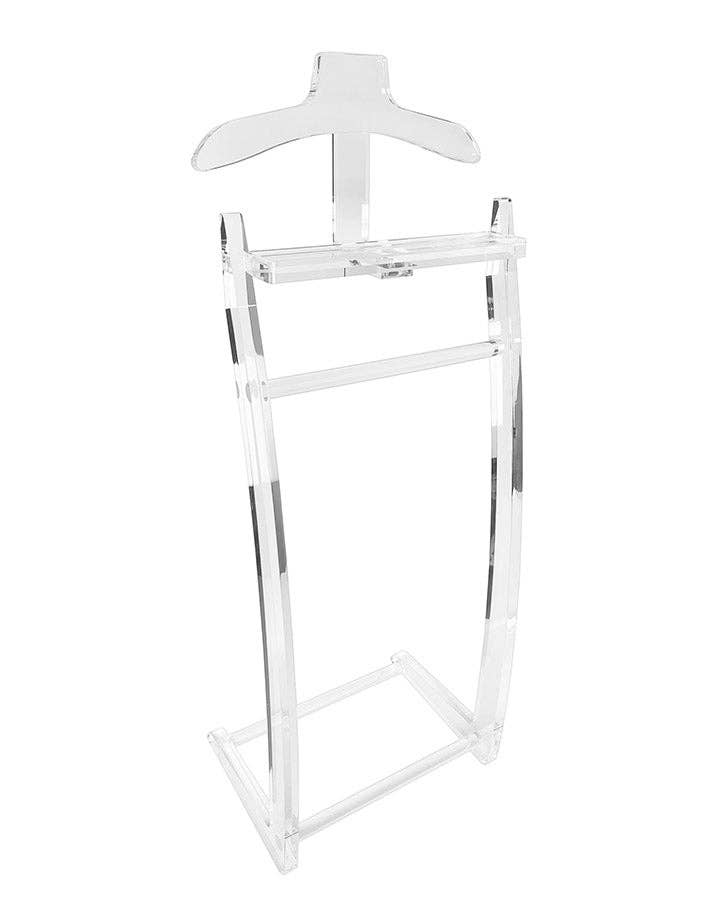 DesignStyles Home - Wholesale Coat Rack - Sleek Acrylic Men's Clothes Rack Valet Stand0