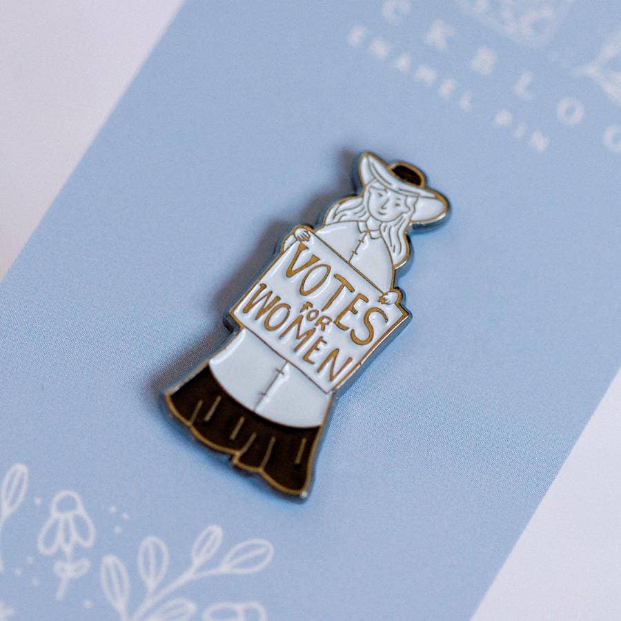 Click Bloom - Wholesale Lapel Pin/Button - Votes for Women Suffragette Enamel Pin1
