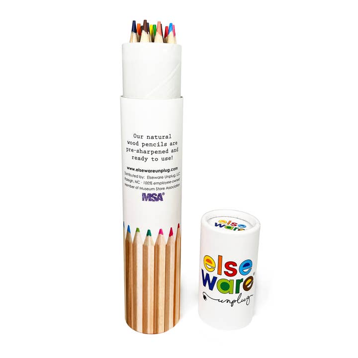 elseware unplug / eco-kids - Wholesale Colored Pencil - Colored Pencils - Tall & Travel Size - 12 Colors7