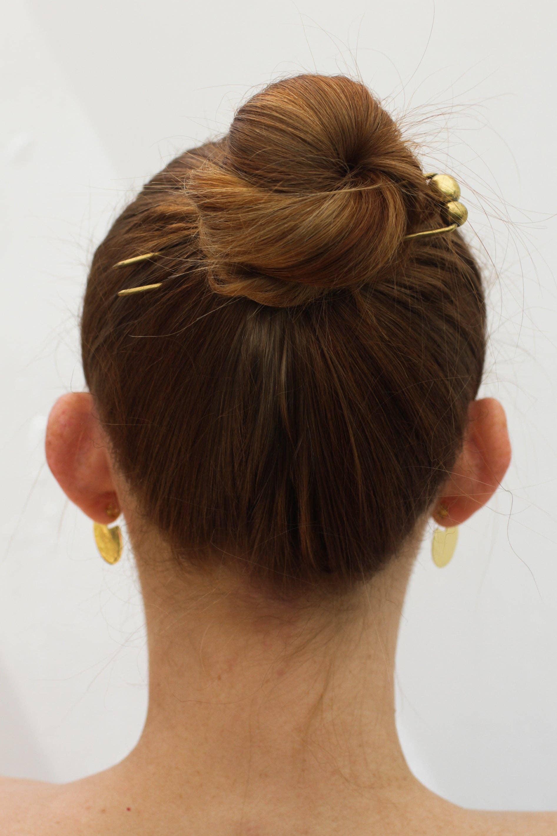 Rover & Kin - Wholesale Hair Pin - Raw Brass Bead Hair Pin4