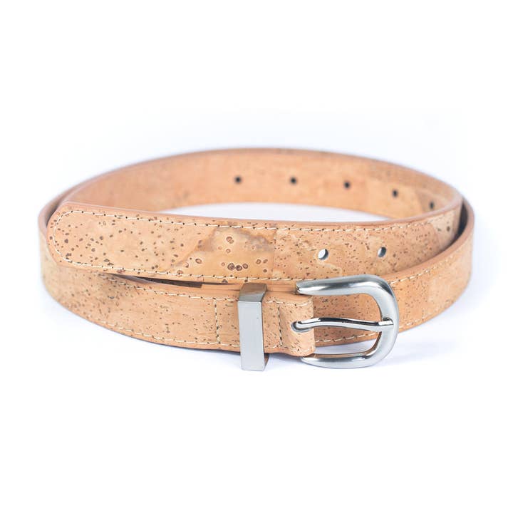 Meninas Bonitas Cork - Venta al por mayor Cinturón - Mujer - Cinturón de corcho de doble cara para mujer L-1006