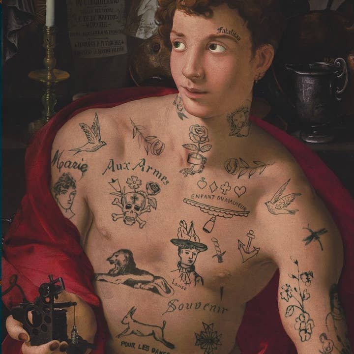 TARPAULIN PVC 250 THE TATTOO ARTIST for wholesale by Voglio Bene