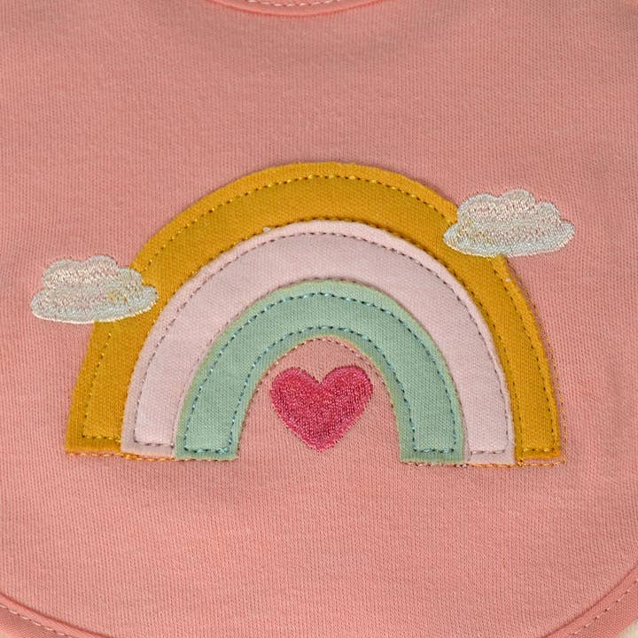 Lollipop Dreams - Wholesale Bib - Baby - 5 Pack Soft Cotton Poly Embroidered Baby Bibs2