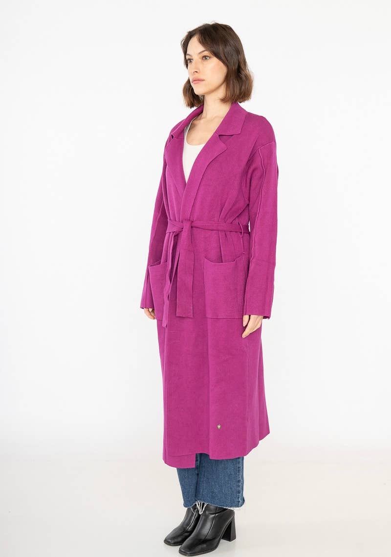 LINEN & COTTON HOUSE - Wholesale Coat - Women's - Classic knitted coat 13103. FALL WINTER CLOTHING10