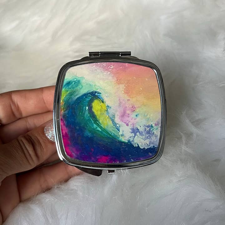 Espejo ondulado colorido para venta al por mayor de Aubrey Emi Designs