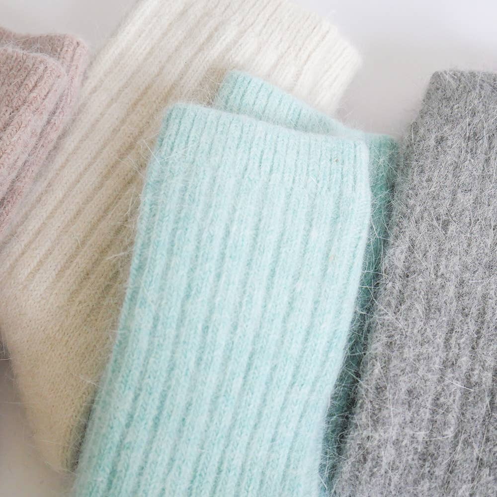 ELMNTL – wholesale Socks – Women's – Super Soft Wool Socks - Mint2