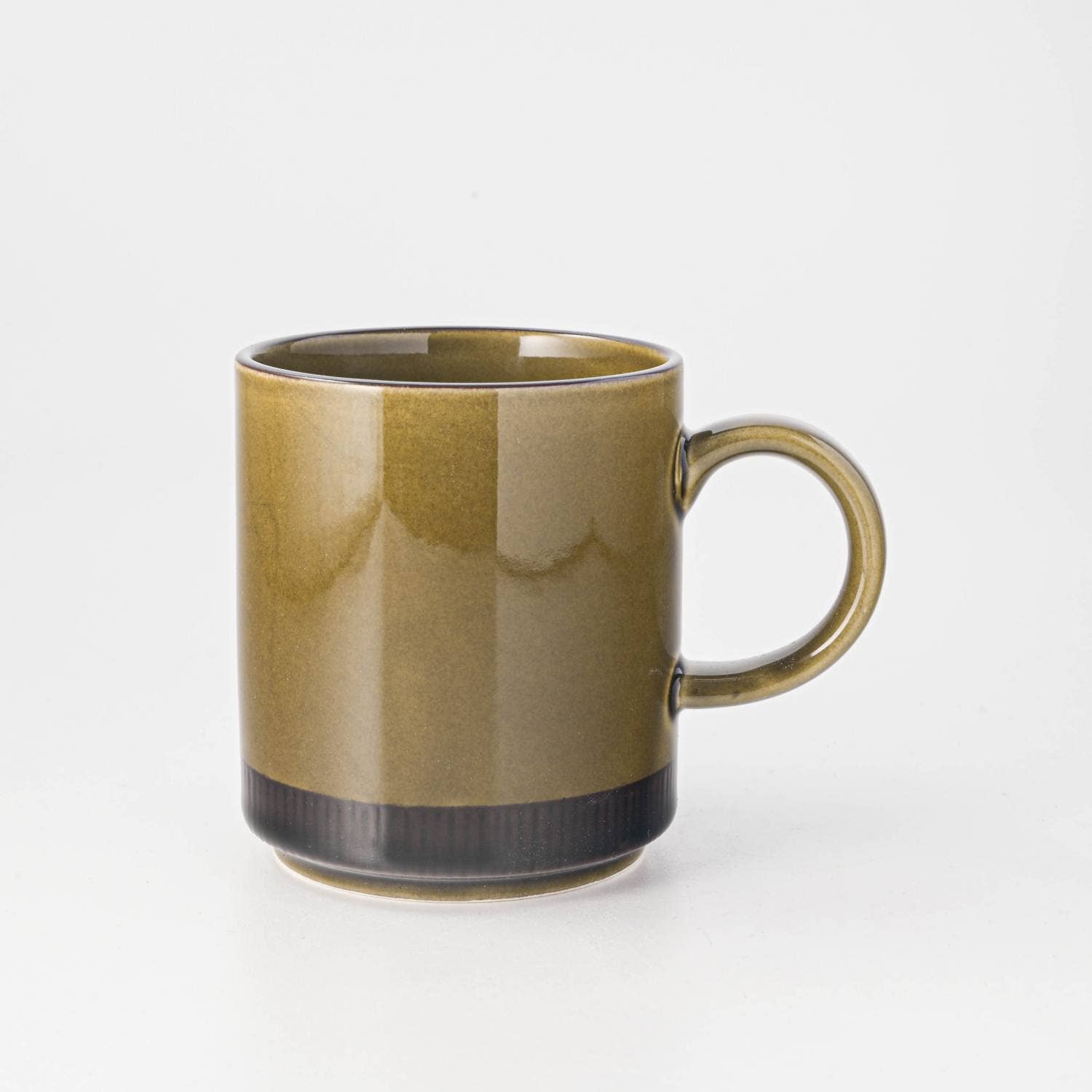 Yamani - Wholesale Coffee Mug - Japanese Yoto Mug Cup - Forest Oribe Green1