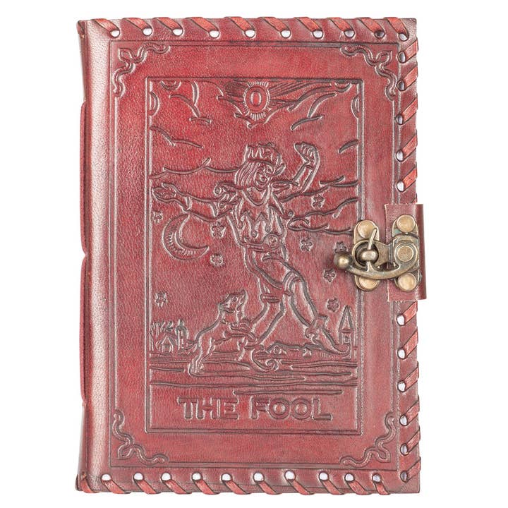 The Fool Tarot Leather Journal for wholesale by Benjamin International
