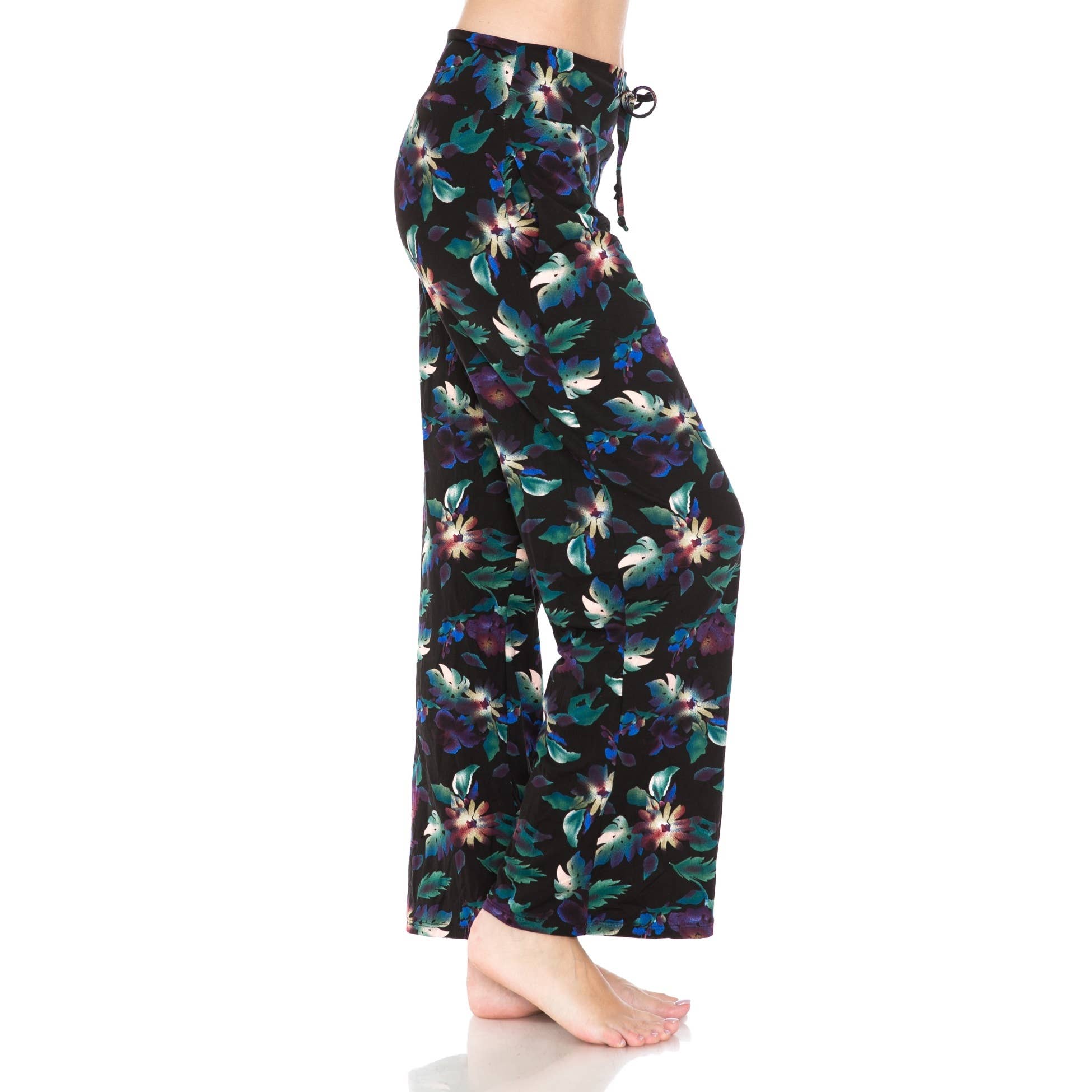 MULTI Buttery Soft Print Pajama Pants with Drawstring for wholesale on Faire0