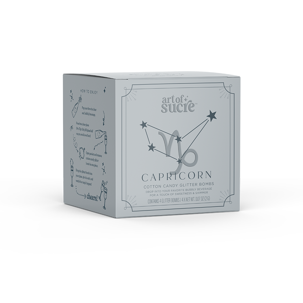 Art of Sucre – Großhandel Zuckerwatte – Glitzerbomben für Zuckerwatte-Getränke im Steinbock-Stil1