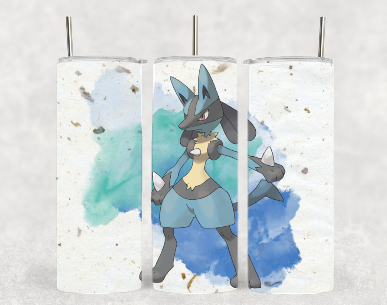 The Geek Boutique - Wholesale Insulated Mug/Tumbler - Lucario Poke Anime Drink Tumbler0