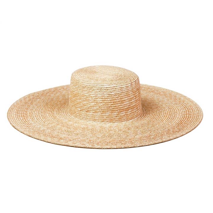 DNMC - Wholesale Straw Hat - Women's - Fine Straw Wide Brim Boater Hat