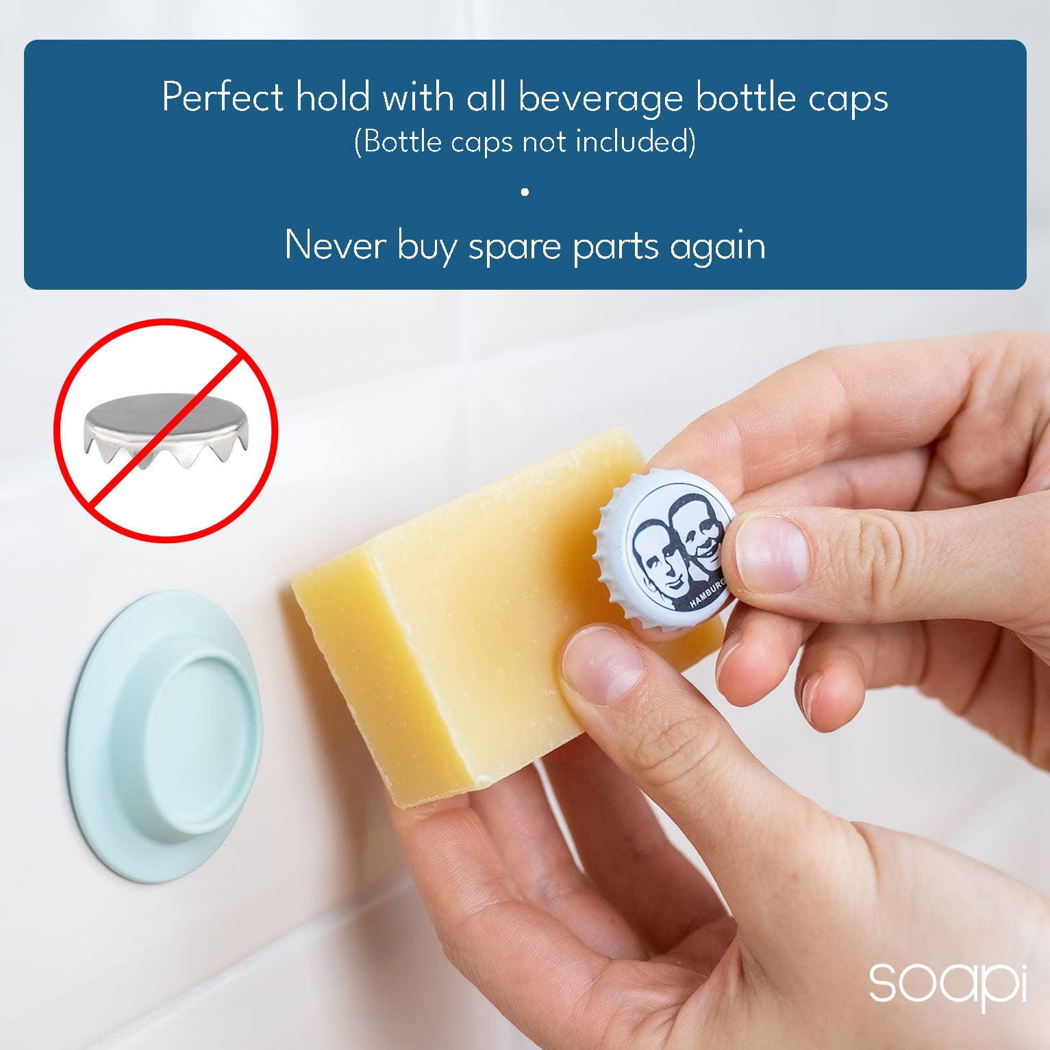 Soapi – wholesale Bath soap dish – Soapi Magic Soap Holder: made from 90% recycled fishing nets12