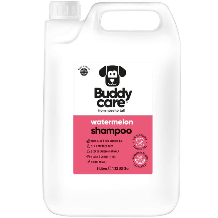 Buddycare Dog Shampoo - Watermelon - 5L / 1.32 Gal for wholesale by Buddycare