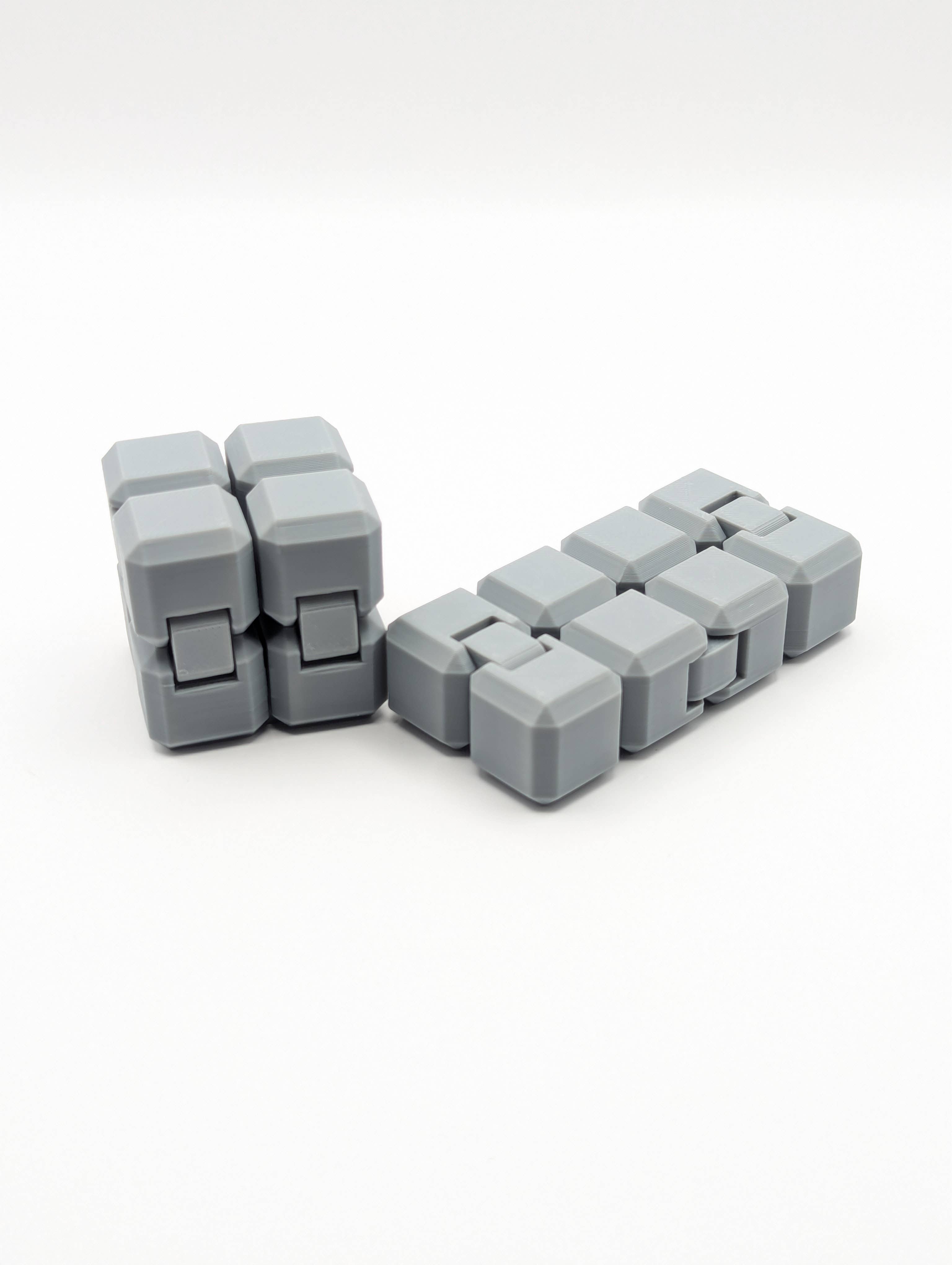 The Midnight Oil - Wholesale Fidget Toy - Kids - 3D Printed Infinity Fidget Cube0