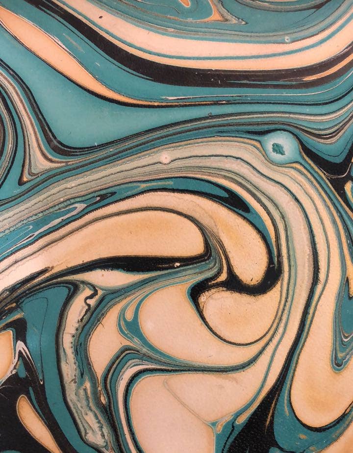 STUDIO CALEIDOSCOPE - Wholesale Portemonnee - Dames - Daisy Purse - gemarmerd leer5