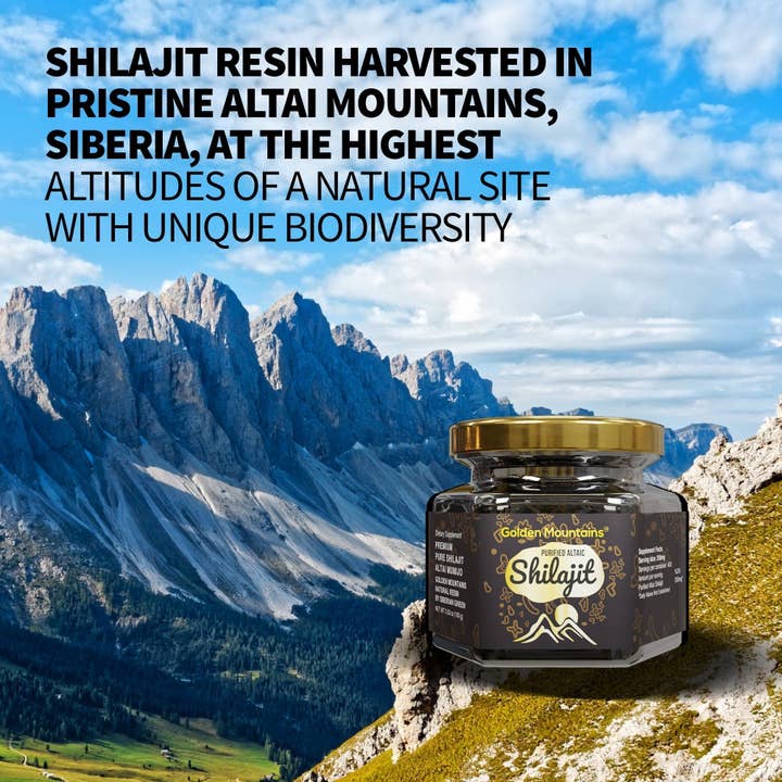 SiberianGreen - Wholesale Healing Salve/Balm/Cream - Golden Mountains Shilajit Resin Premium Pure Authentic Siber