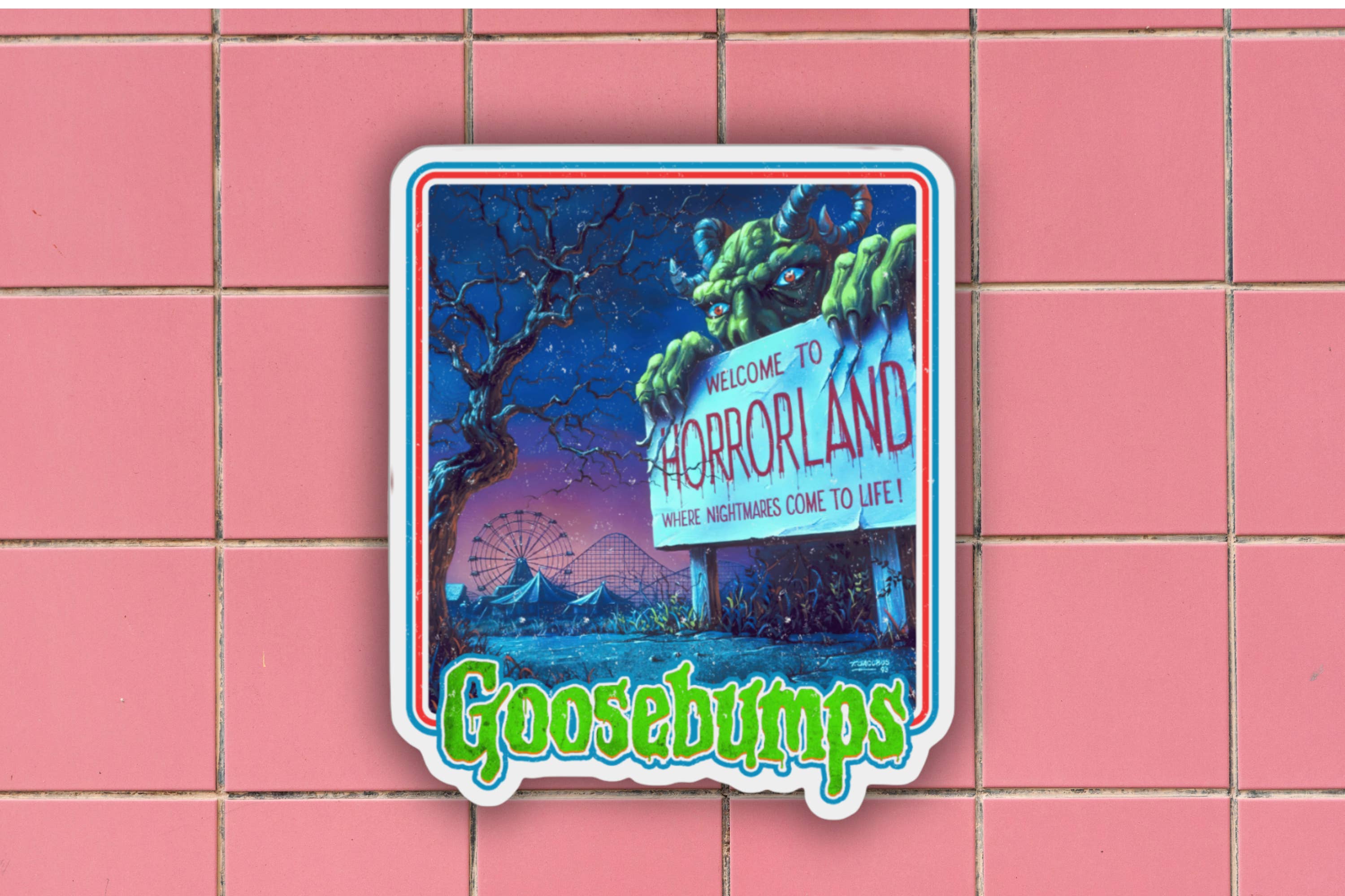 Belladonna Book Coven - Wholesale Sticker - Goosebumps Welcome to Horrorland Sticker