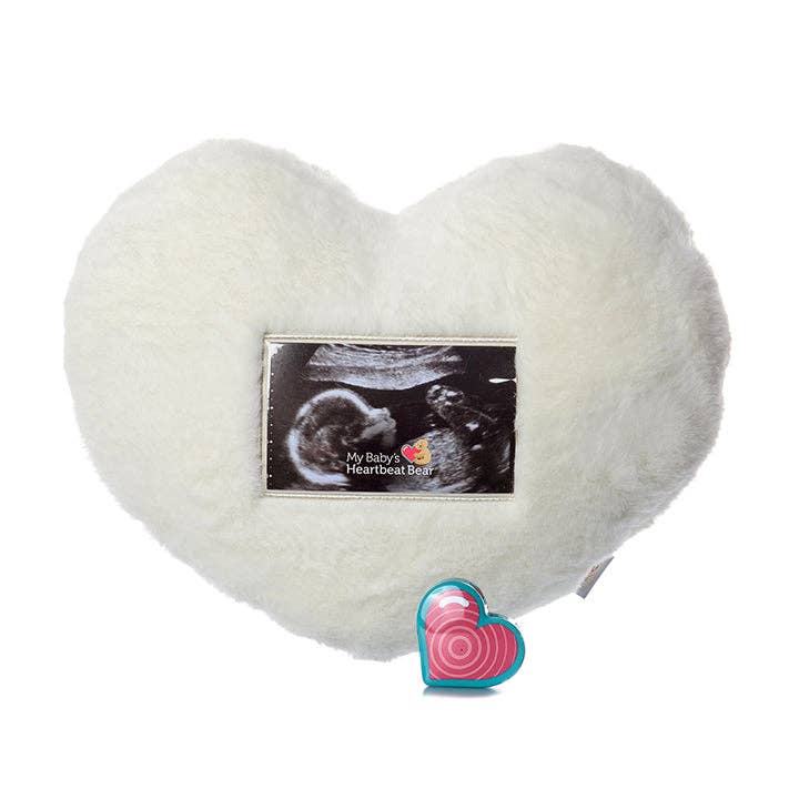 Ultrasound Heart Pillows for wholesale by My Baby’s Heartbeat Bear