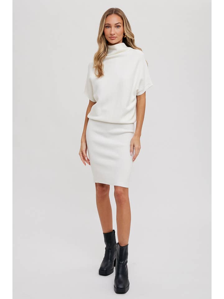 Bluivy - Wholesale Dress - Women's - SLOUCH NECK DOLMAN MIDI DRESS23