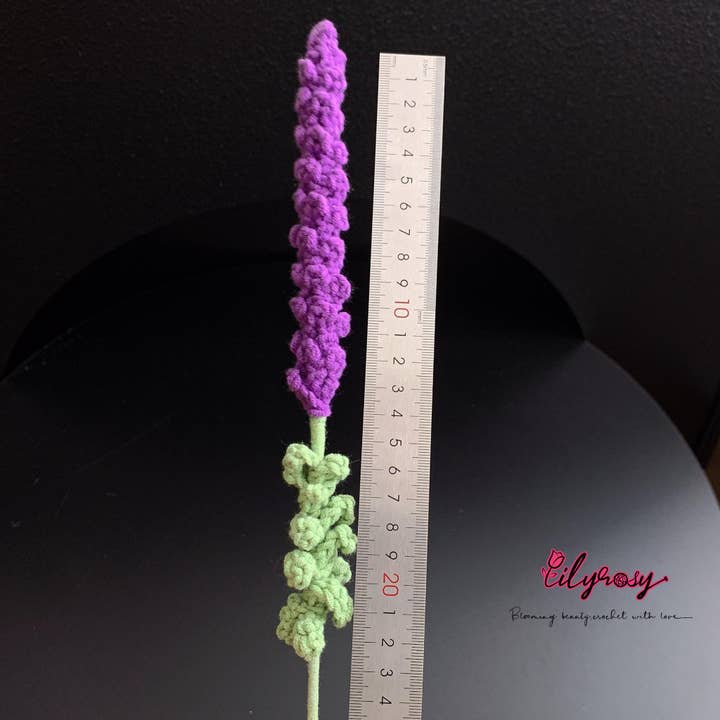 Lilyrosy(Duty free) - Wholesale Artificial Flowers - Lilyrosy Crochet Lavender, Handmade Gifts4