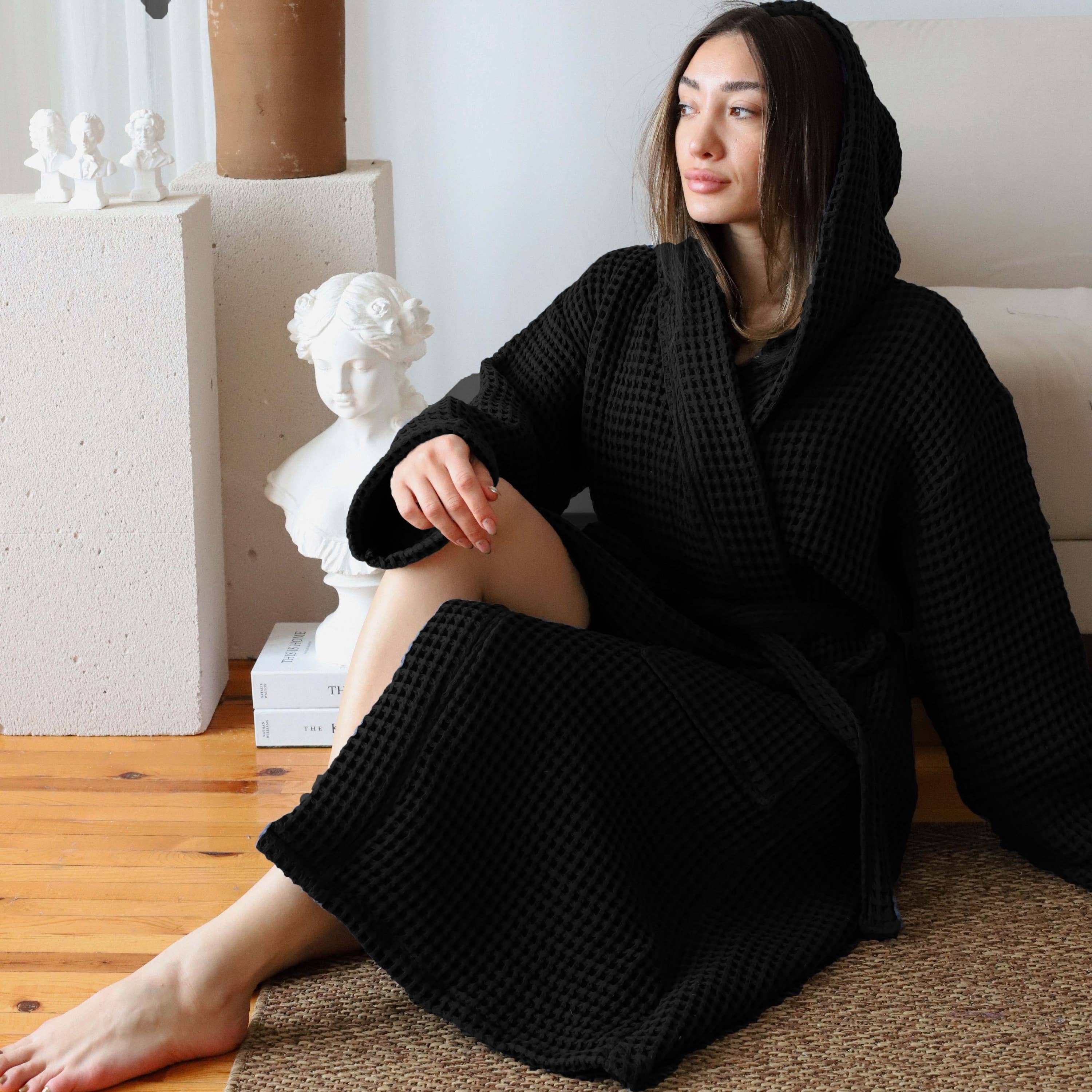 Vivamaison – Engroshandel Morgenkåbe - Unisex – Premium Vaflet Bomuld Badekåbe, Unisex Spa Komfort110