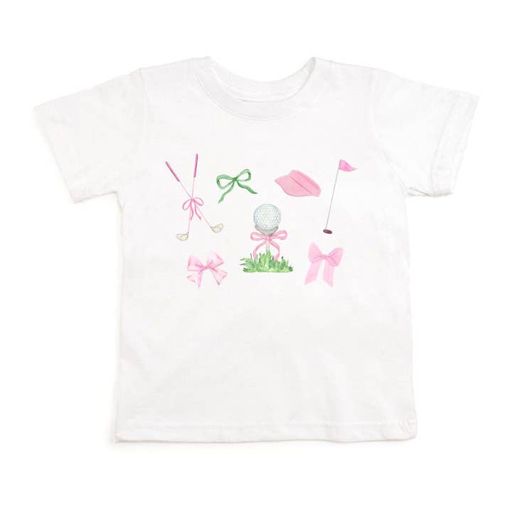 Golf Icon Short Sleeve T-Shirt - Kids Clothing - Spring for wholesale by Sweet Wink