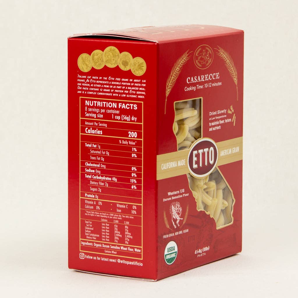 Etto - Wholesale Pasta - Casarecce - Traditional Italian Pasta3