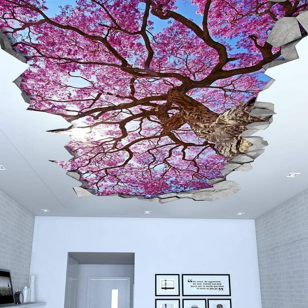 Guipp-Decor - Decoriy – wholesale Wall decal/stickers – Sakura Cherry Tree Ceiling Decal0