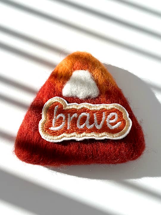 Aimant en laine Brave Patch pour la vente par Woobbi