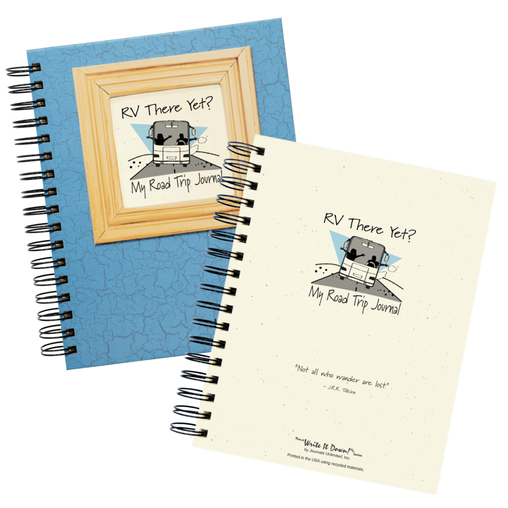 Journals Unlimited - Wholesale Journal/Diary - Road Trip Journal - RV There Yet? (Color)5