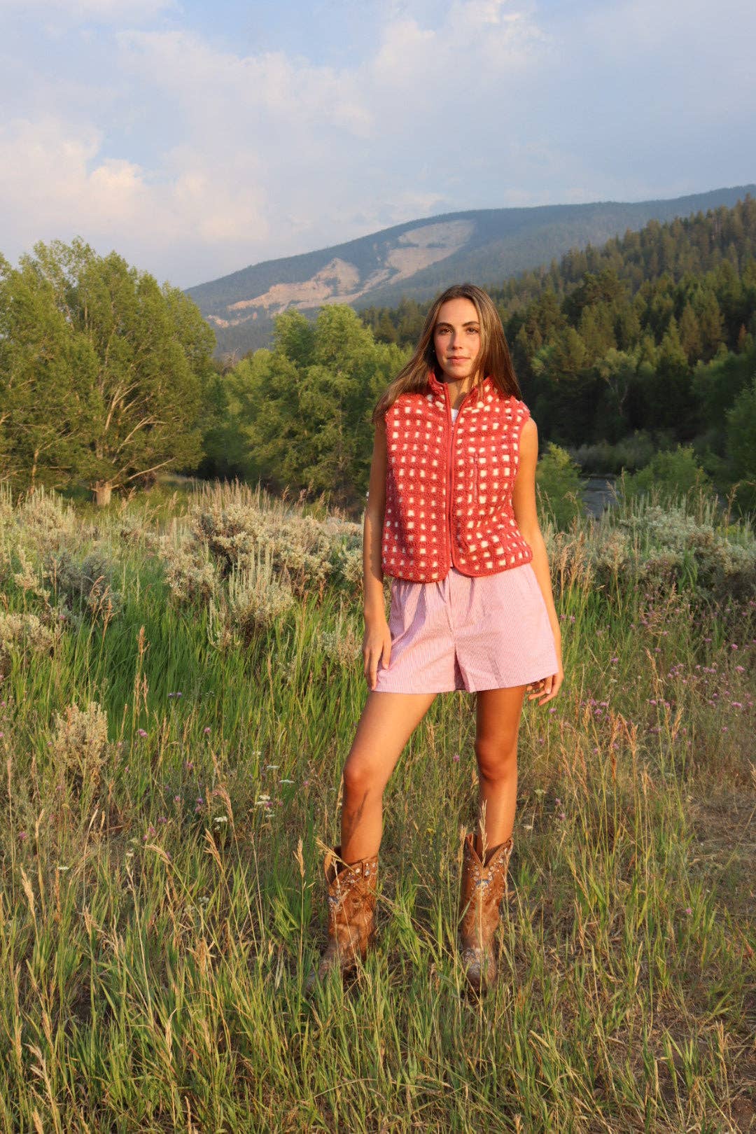 Midnight Lunch - Wholesale Outerwear Vest - Women's - Montana Vest | Signature Red9