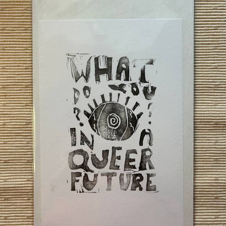 the (trans)cribe - Wholesale Art Print - Handmade Linocut Print1