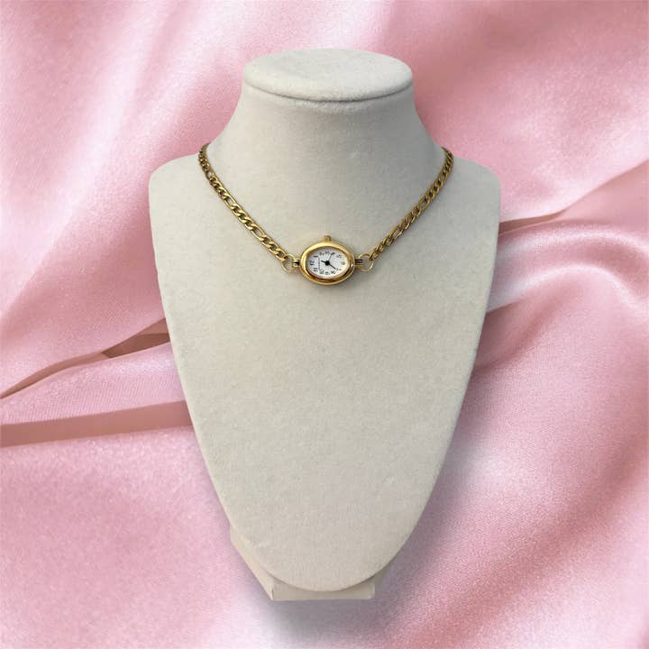 Vintage Watch Necklace for wholesale by Chelsea Rose