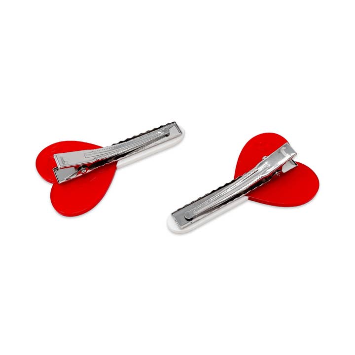 Jenny Lemons - Wholesale Hair Clip - Women's - Heart Lollipop Alligator Hair Clip Set2