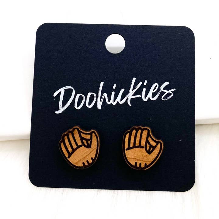 Doohickies - Wholesale Stud/Post Earrings - Softball Gear Studs -Sports Earrings3