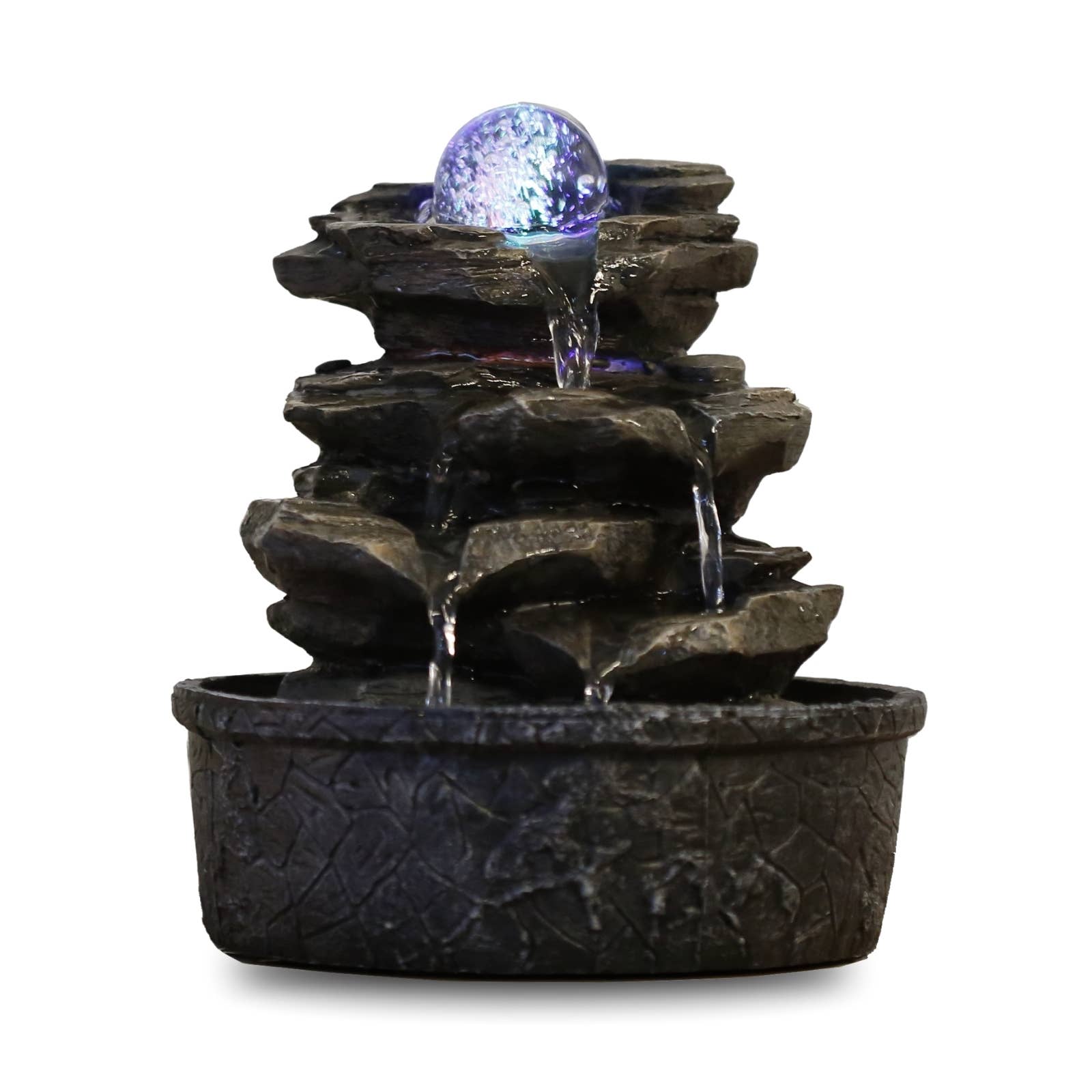 Zen'Arôme - Wholesale Decorative Tabletop Object - Little Rock Indoor Fountain Cascade Nature Stone Effect12