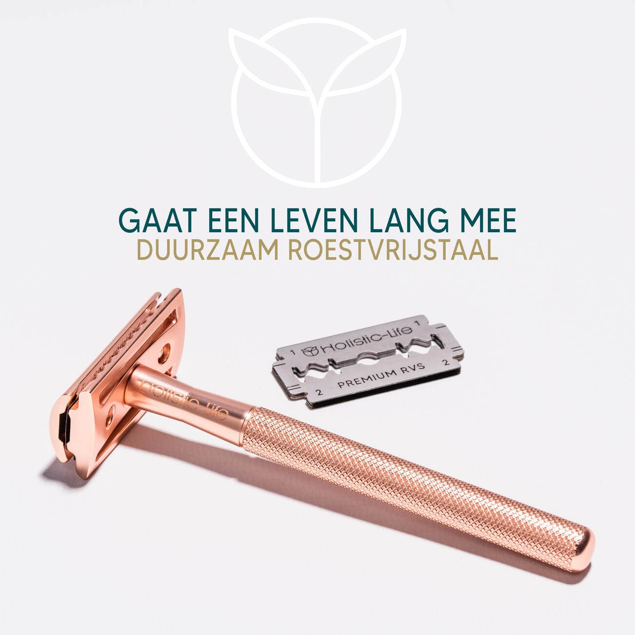 holistic-life – wholesale Rakhyvel – Safety Razor Rose - hållbar rakapparat utan plast1