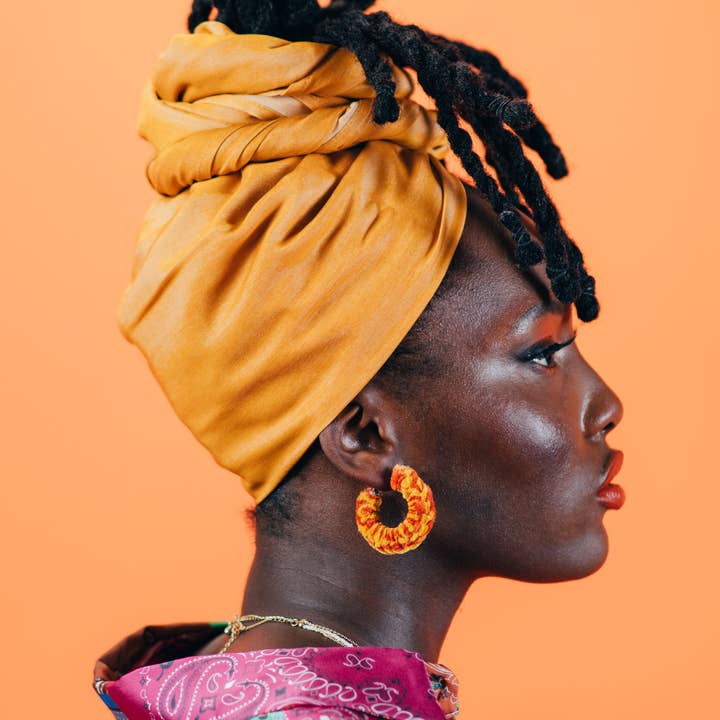 Seraphtive LLC - Wholesale Hoop Earrings - Itty Bitty Sunset Hoops in Solar