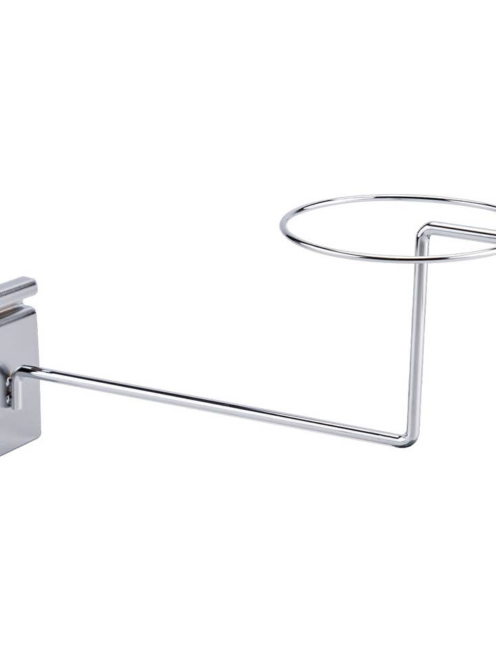 Chrome Single Hat/Cap Display For Wire Grid for wholesale by Store Supply Warehouse