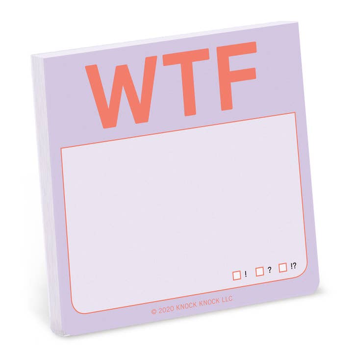 Knock Knock - Wholesale Retailer Display - Paper & Novelty - Sticky Notes Display FILLED with 72 Sticky Notes
