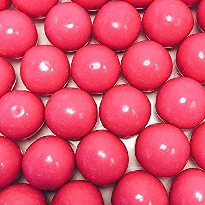 Long Island Candy Factory - Wholesale Chewing Gum - Bright Pink Gumballs 1 INCH 2 POUND BAG
