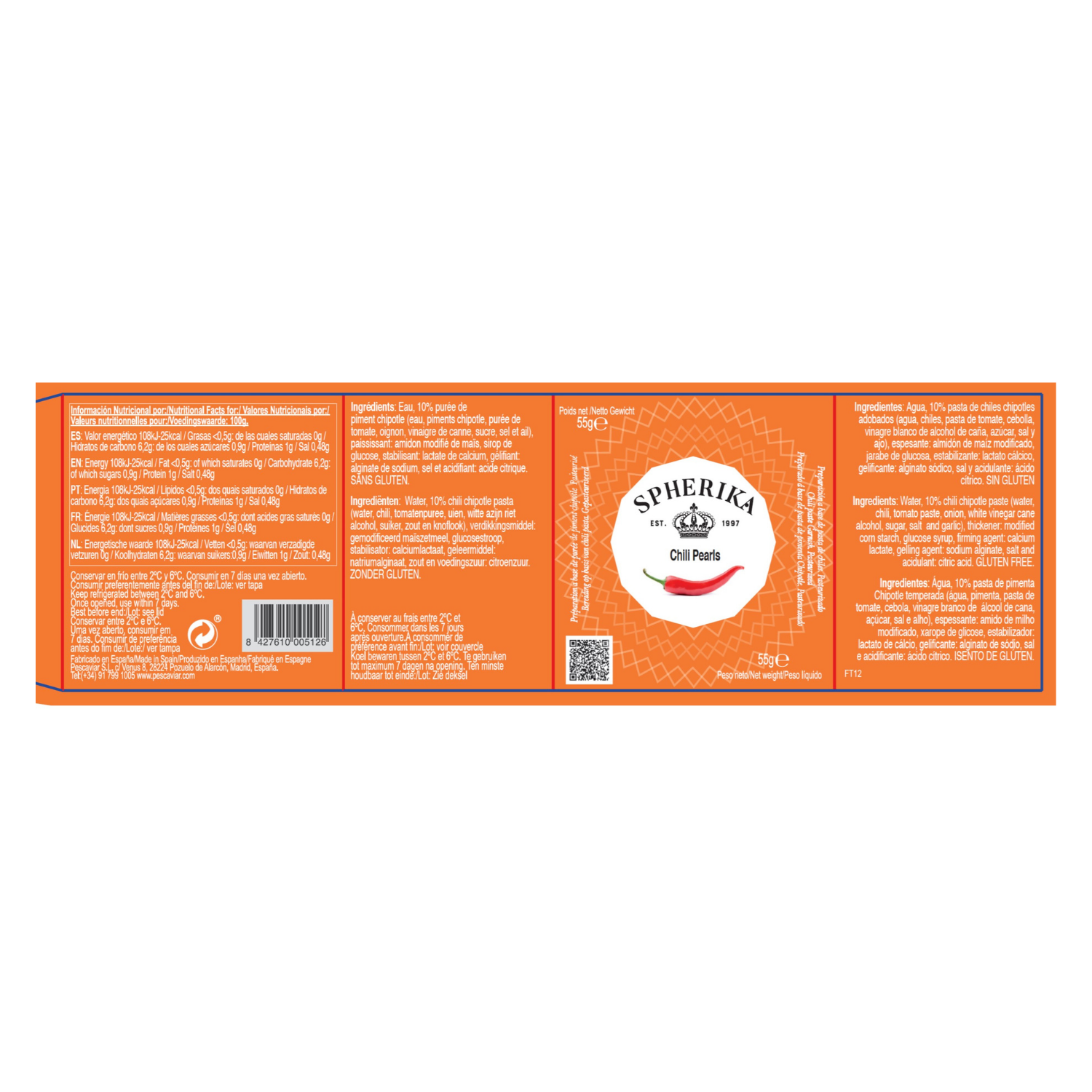 Spherika - Wholesale Dried Spice - SPHERIKA, chipotle chili spheres4