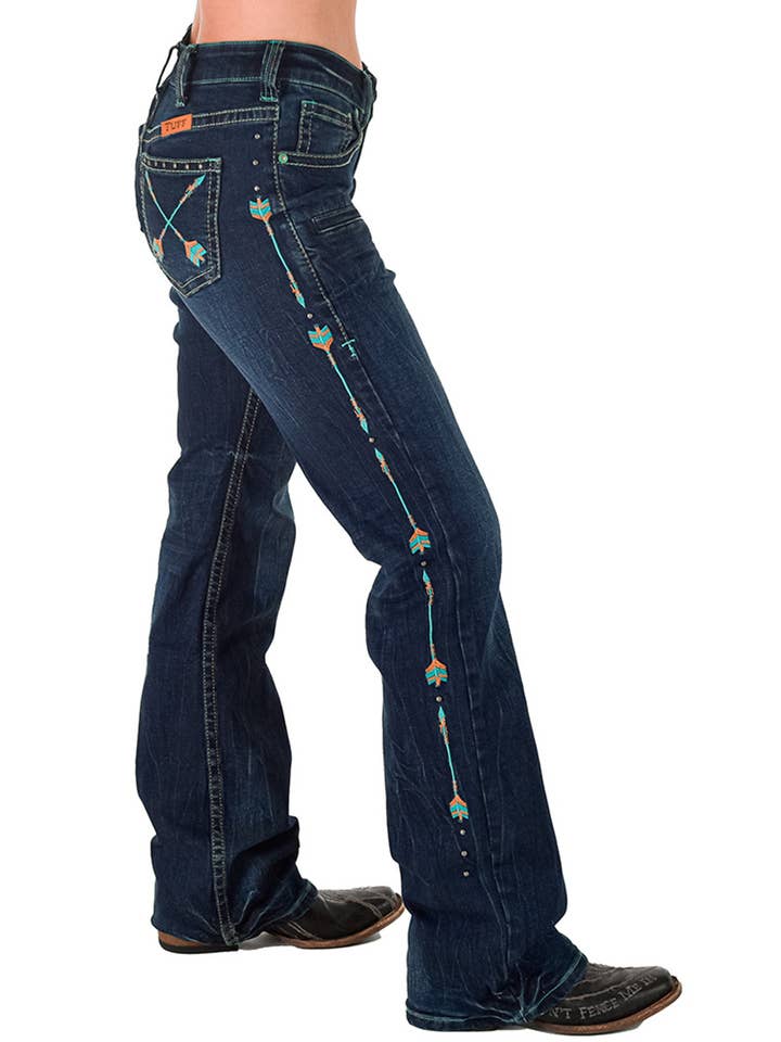 Turquoise Arrows for wholesale by Cowgirl Tuff Co. / B. Tuff Jeans